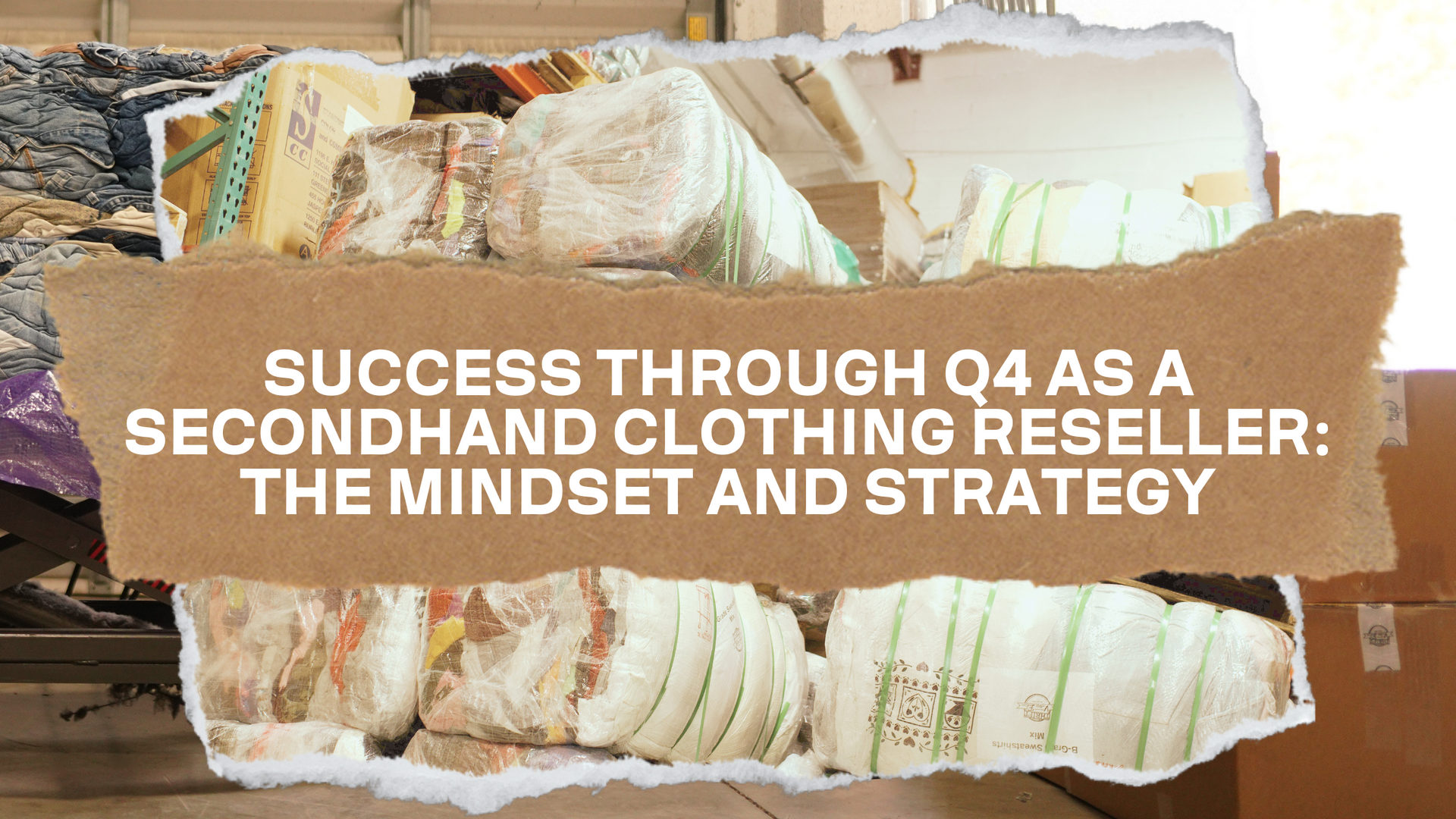 Success Through Q4 as a Secondhand Clothing Reseller: The Mindset and Strategy