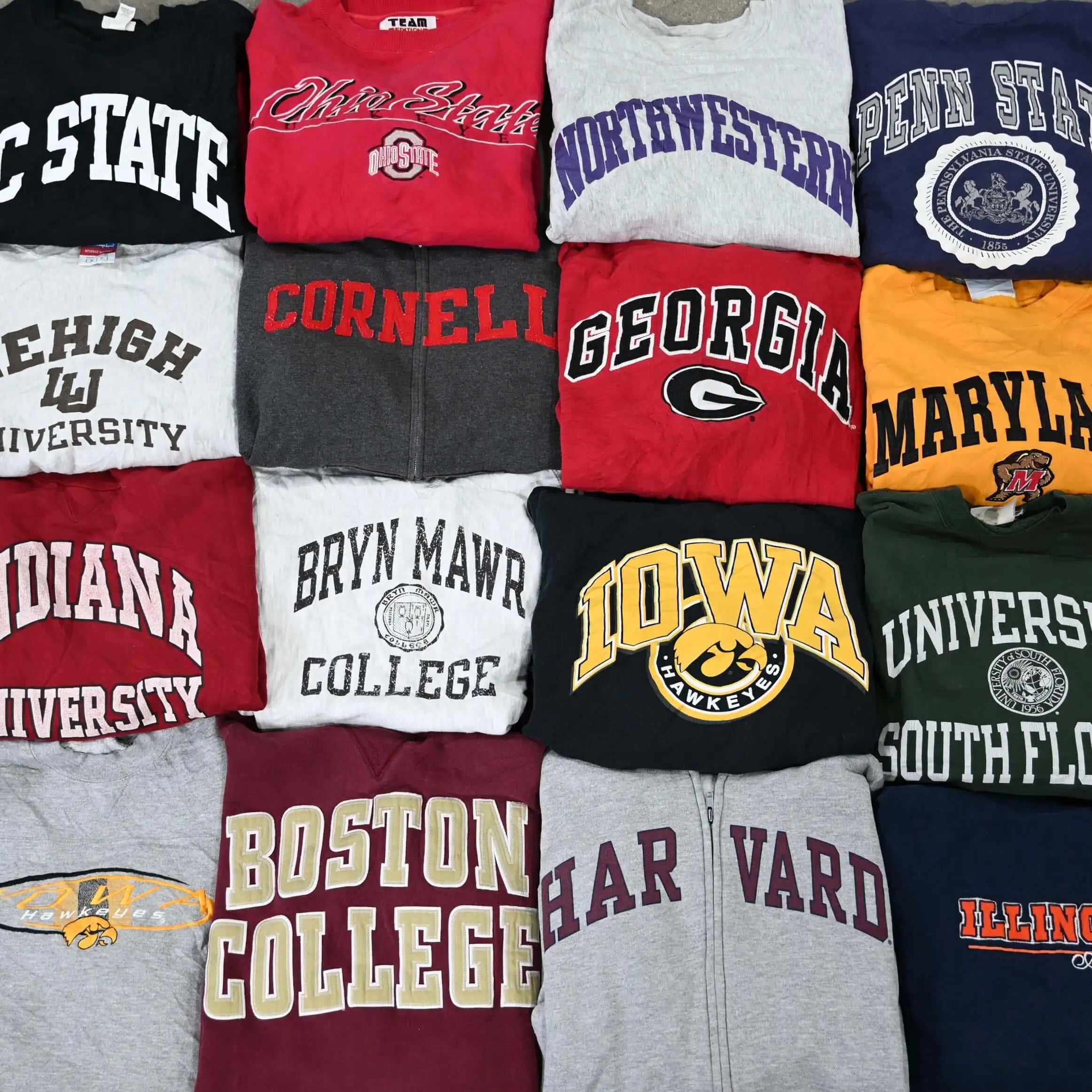 Wholesale College & University Sweatshirts — THRIFT VINTAGE