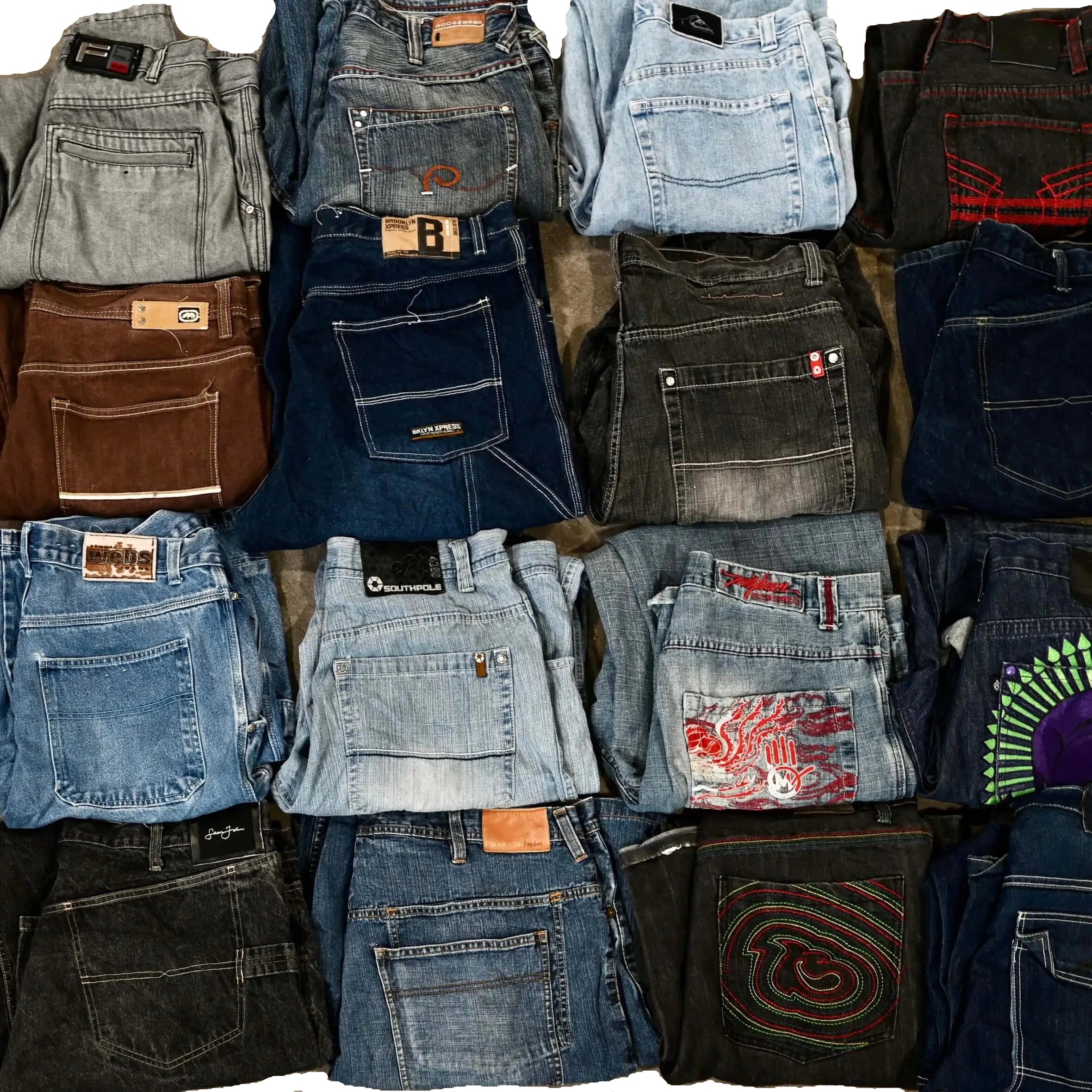 Wholesale Y2K Mens Baggy Denim Jeans Collection