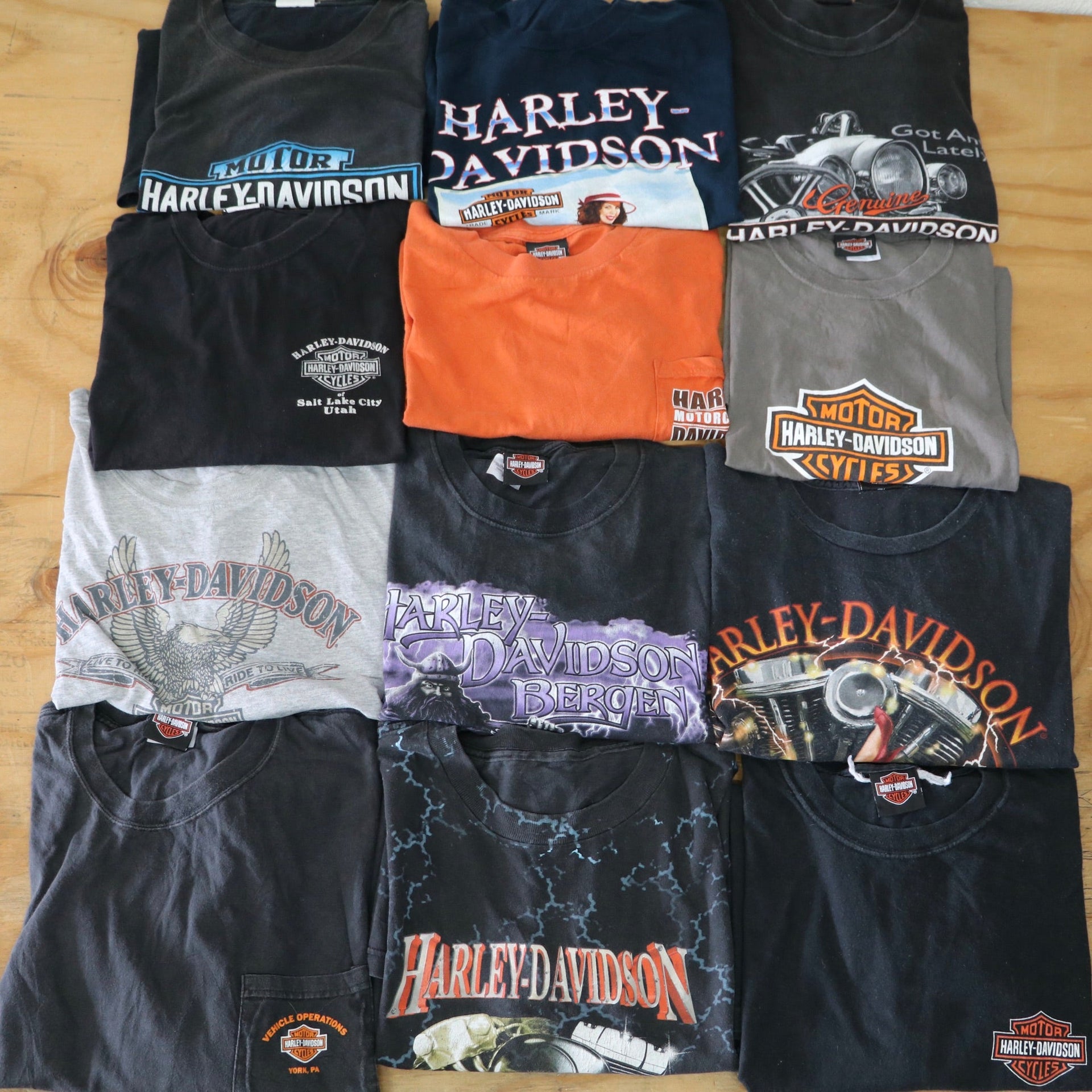 Harley Davidson T-Shirts - Wholesale Vintage Fashion