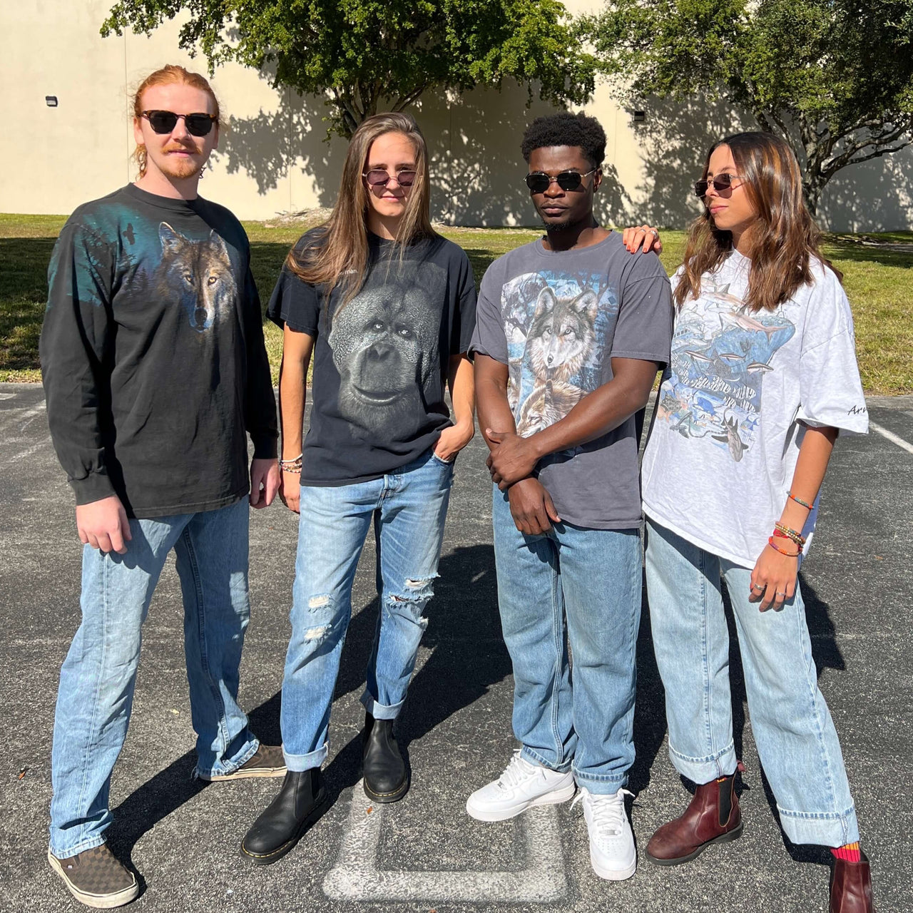 Animal Graphic T-Shirts sizes