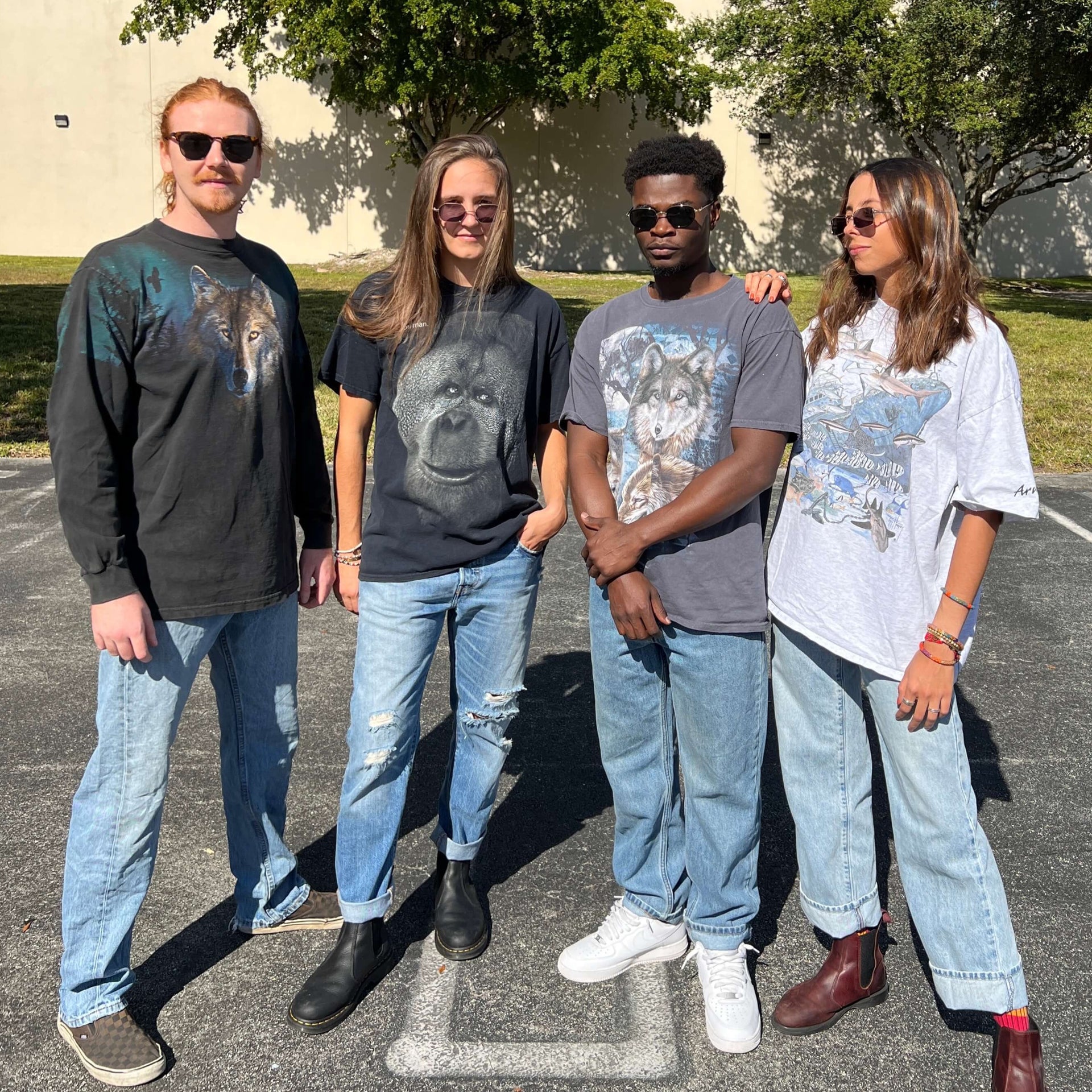 Animal Graphic T-Shirts sizes