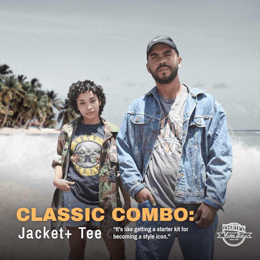 Classic Combo: Jacket + Tee