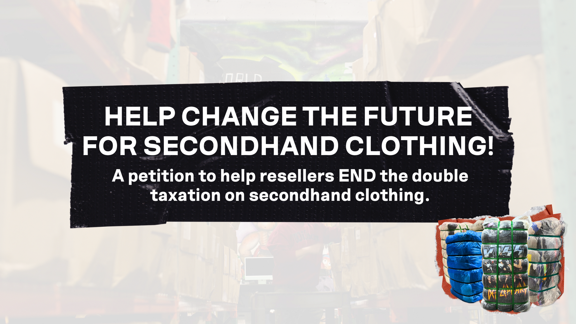 Help change the future for secondhand clothing!