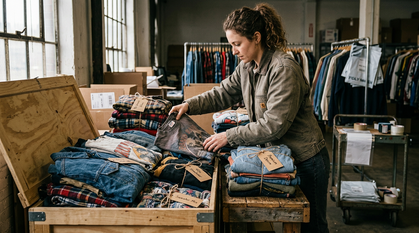 Wholesale Vintage Clothing Bundles for Resellers Guide