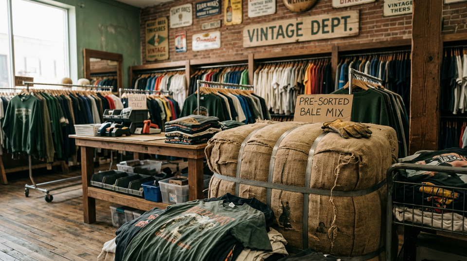 A Guide to Buying Wholesale Vintage T-Shirt Bales for Online Resellers