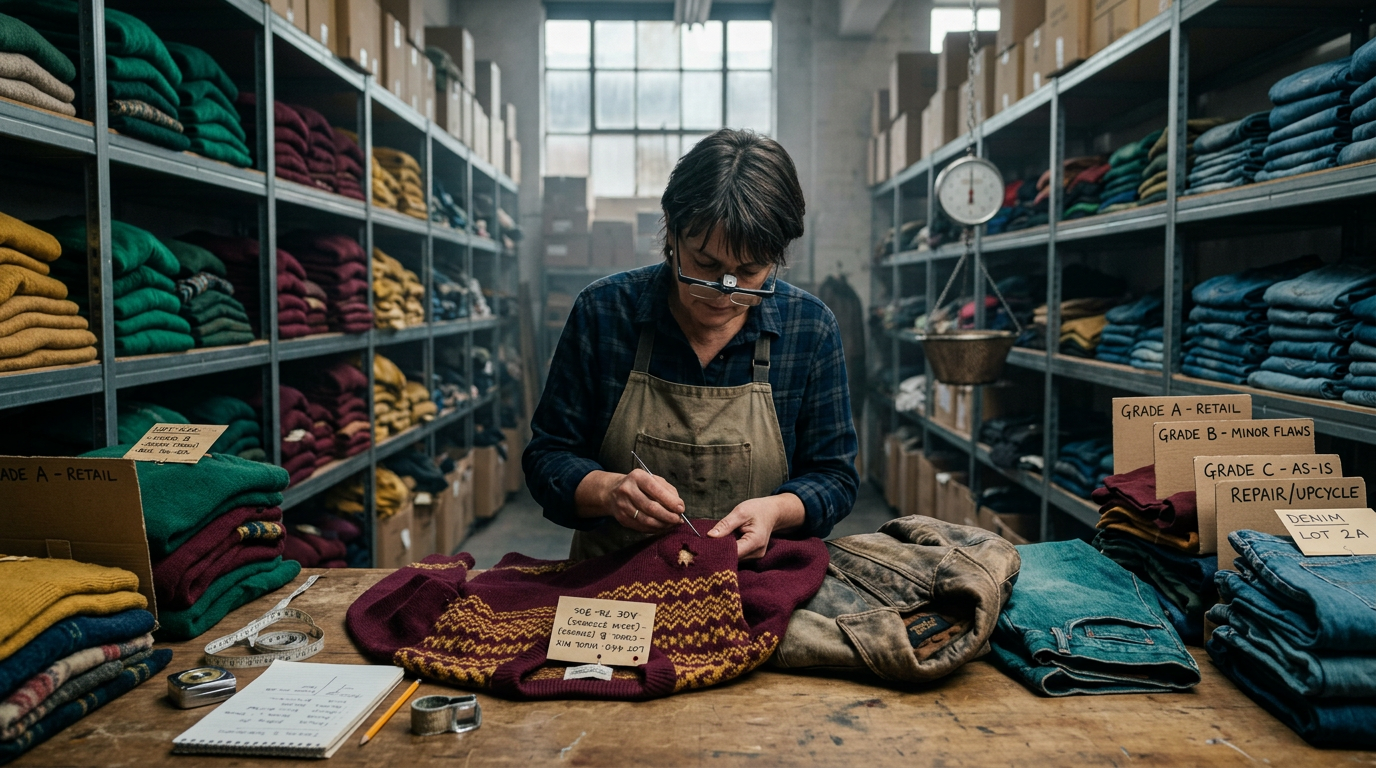 What is the Grading Process for Wholesale Vintage Clothing?