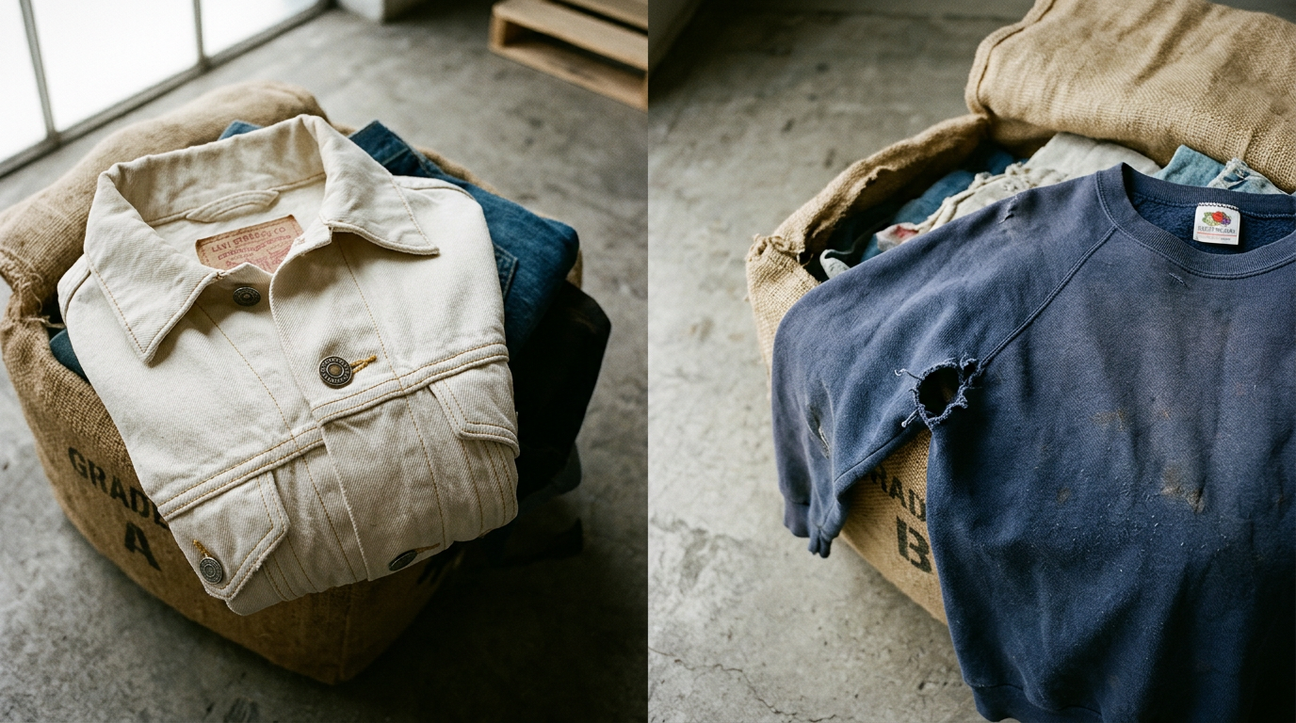 What is the Difference Between Grade A and Grade B Vintage Bales?