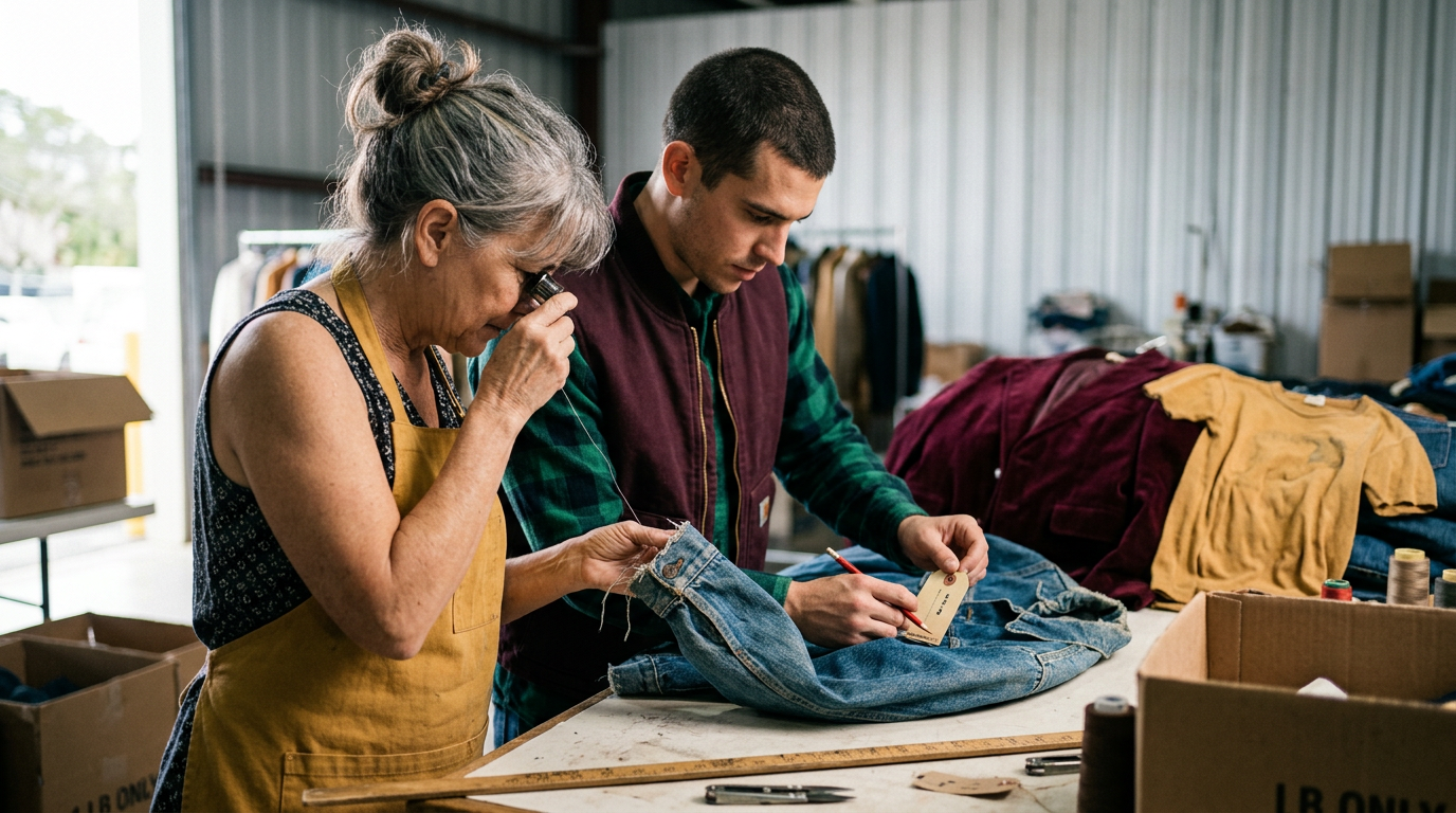 How Do You Grade Vintage Clothing Quality? Warehouse Guide