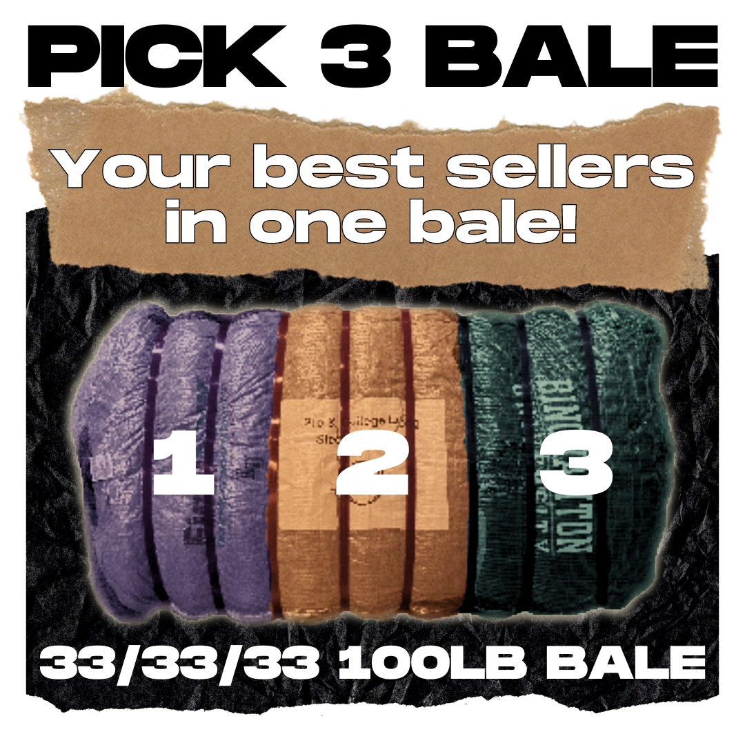 Pick 3 Custom 100lb T-Shirt Bale