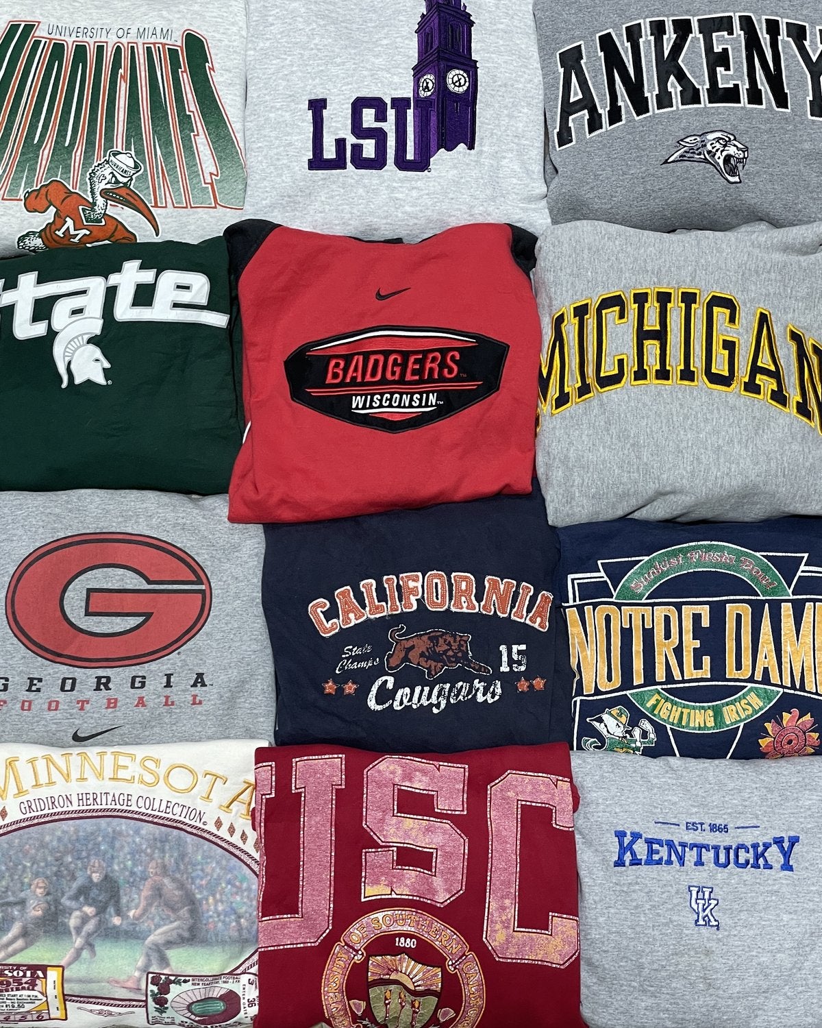 Vintage collegiate store sweaters