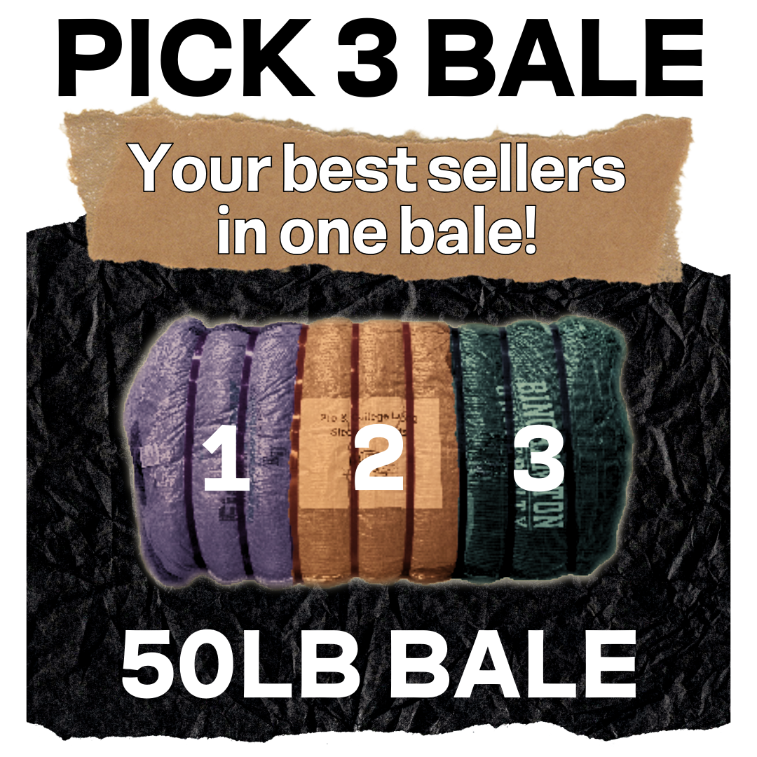 Pick 3 Custom 50lb T-Shirt Bale