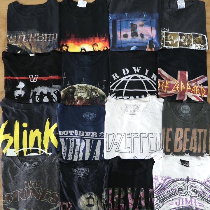 Cheap vintage hotsell rock tees