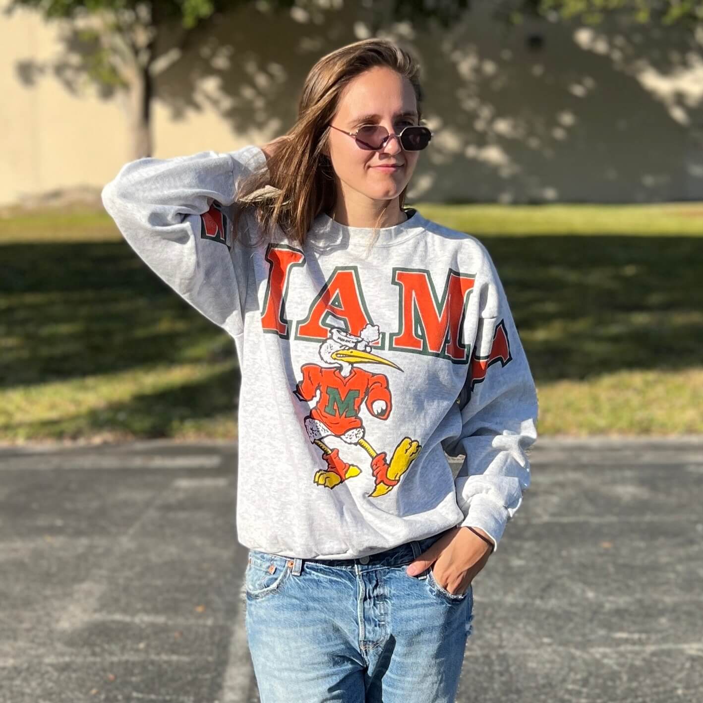 Thrifted outlet college sweatshirts