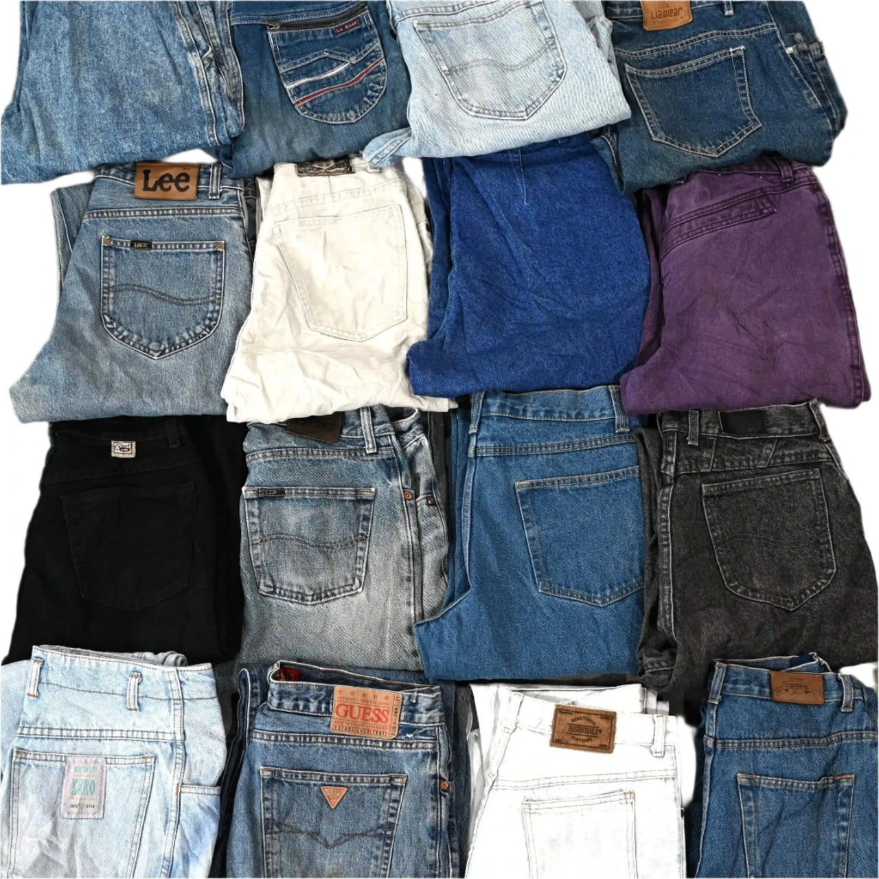 【KOOLOSET】Vintage Dirty Oil Bermuda Denim Wholesale 80's/90's Women's Denim Shorts — THRIFT VINTAGE