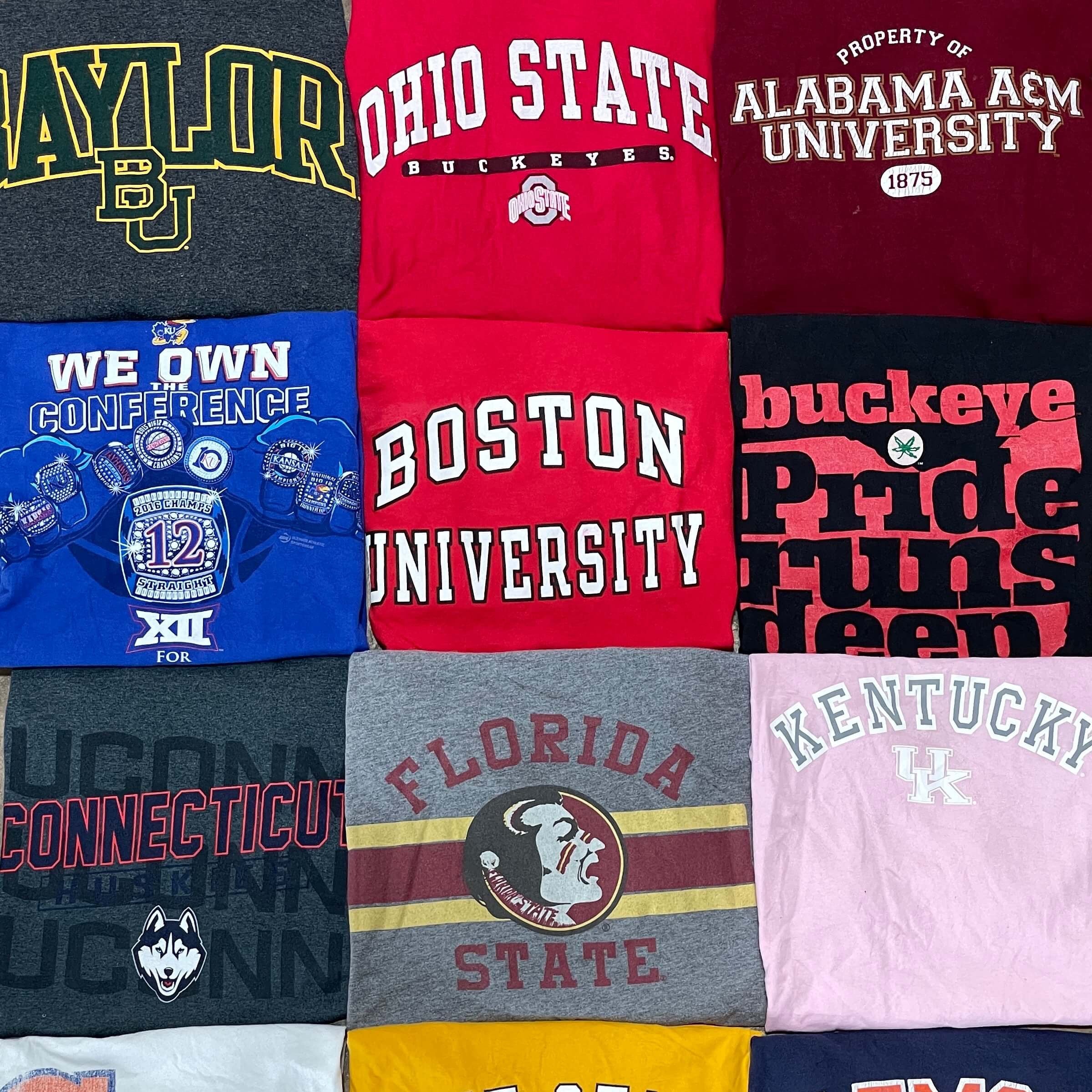 Vintage college hotsell t shirts