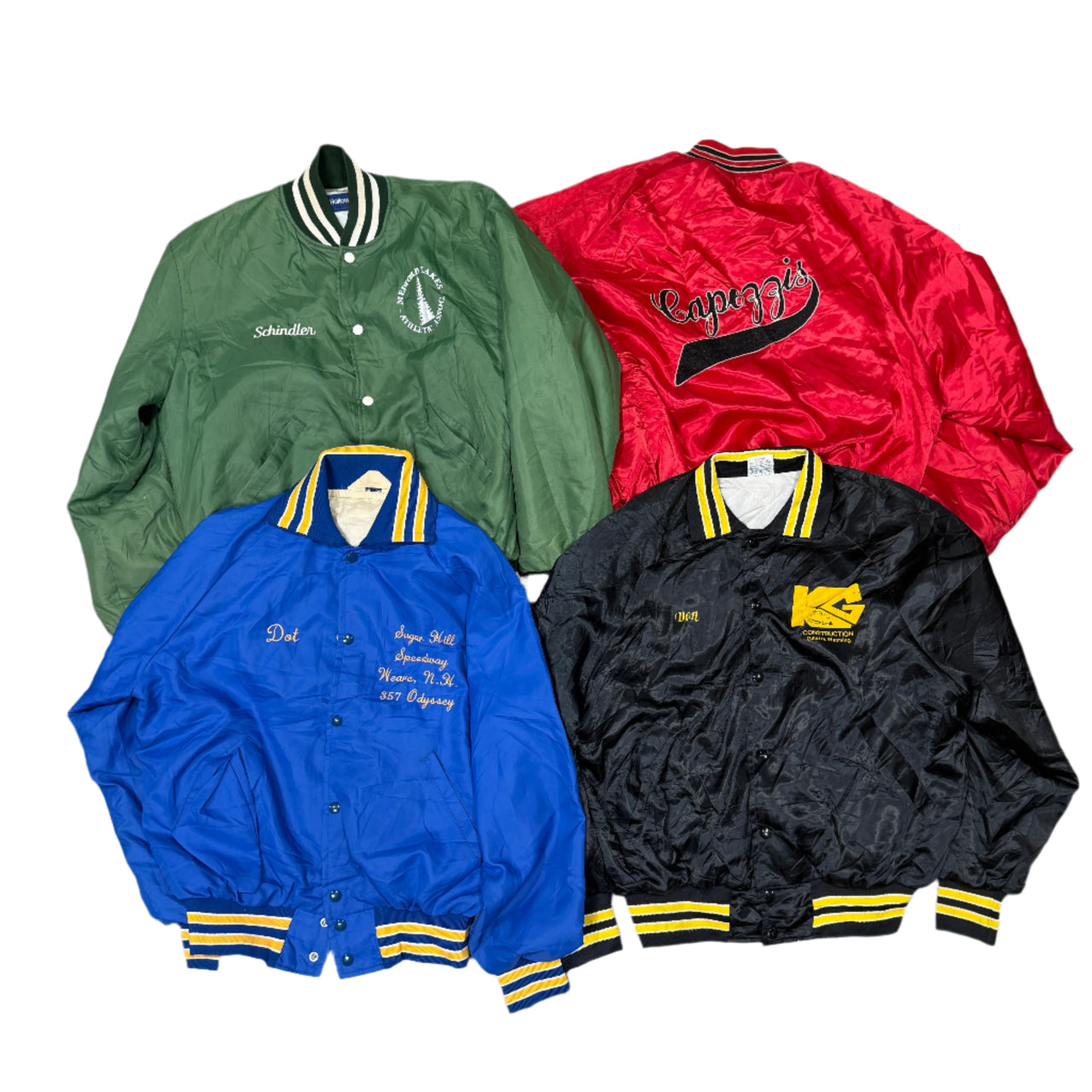 Wholesale Vintage Satin Bomber Jackets