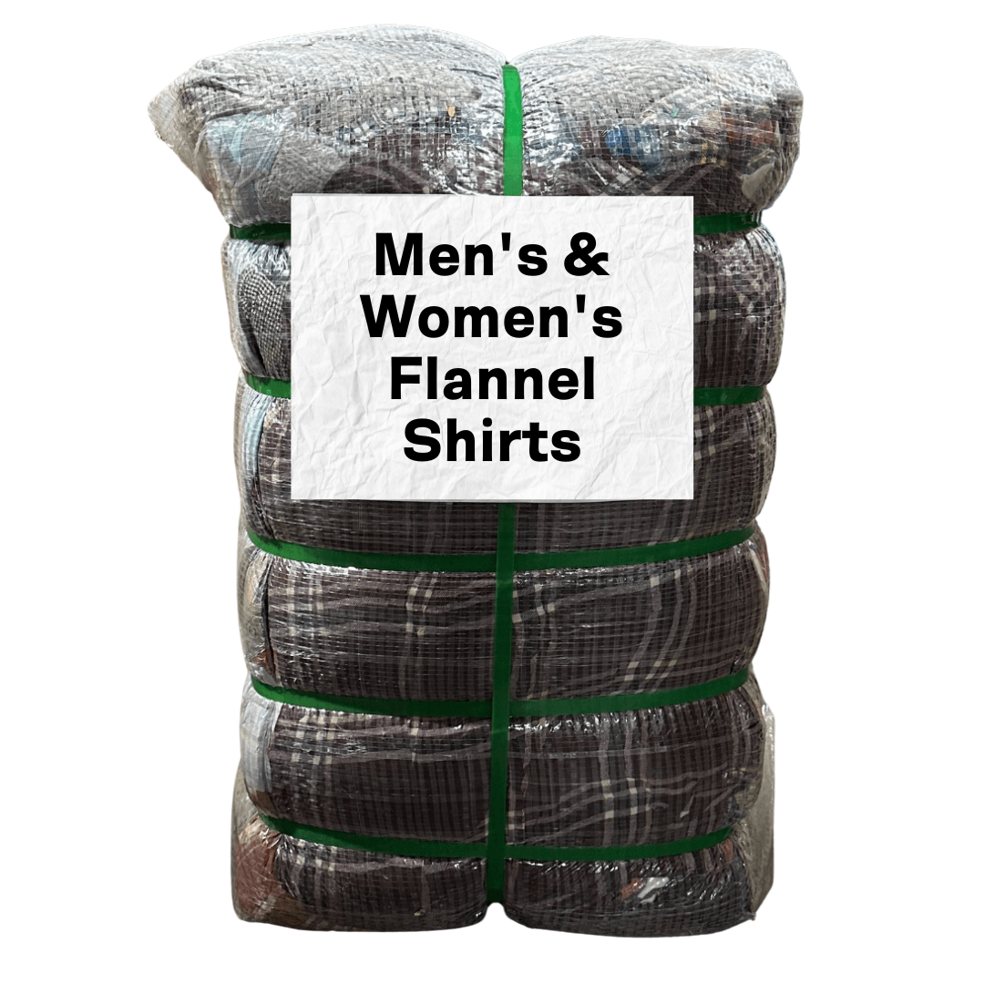 Men's & Women's Flannel Shirts Bale