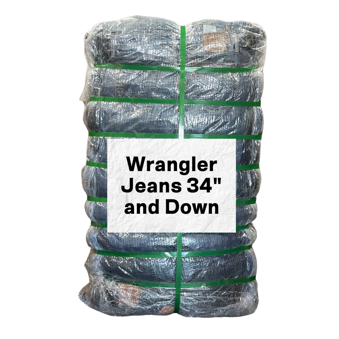 Wrangler Jeans 34" and Down Bale