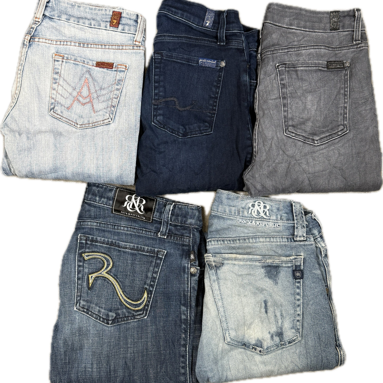 7 For All man Kind, Rock N Republic Denim Jeans