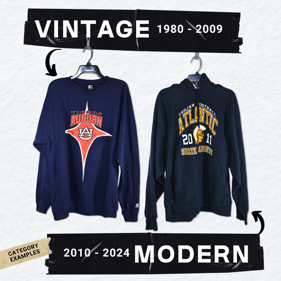 Vintage college sweatshirts wholesale sale
