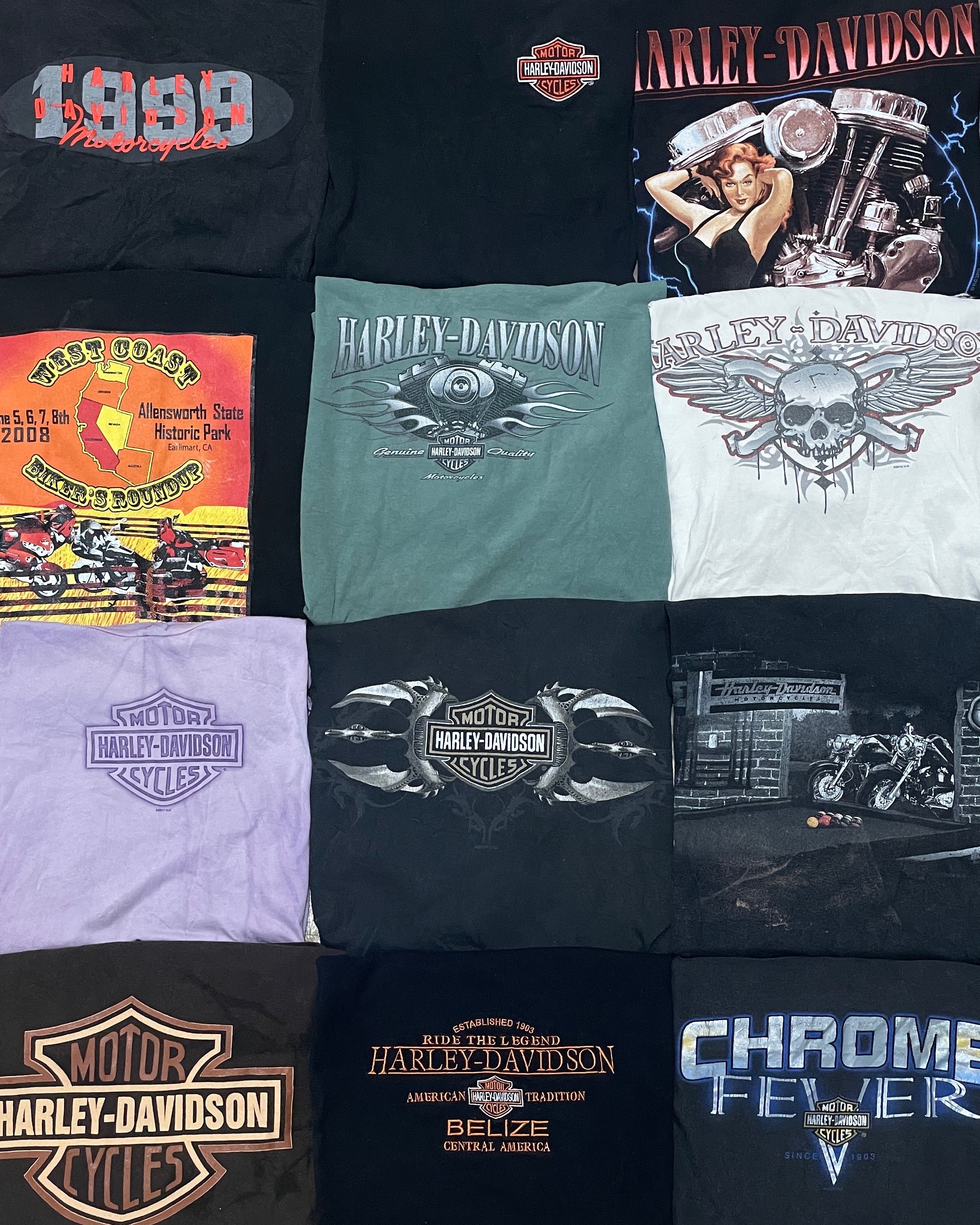 **RESERVED**Harley-Davidson on sale 7 shirt bundle