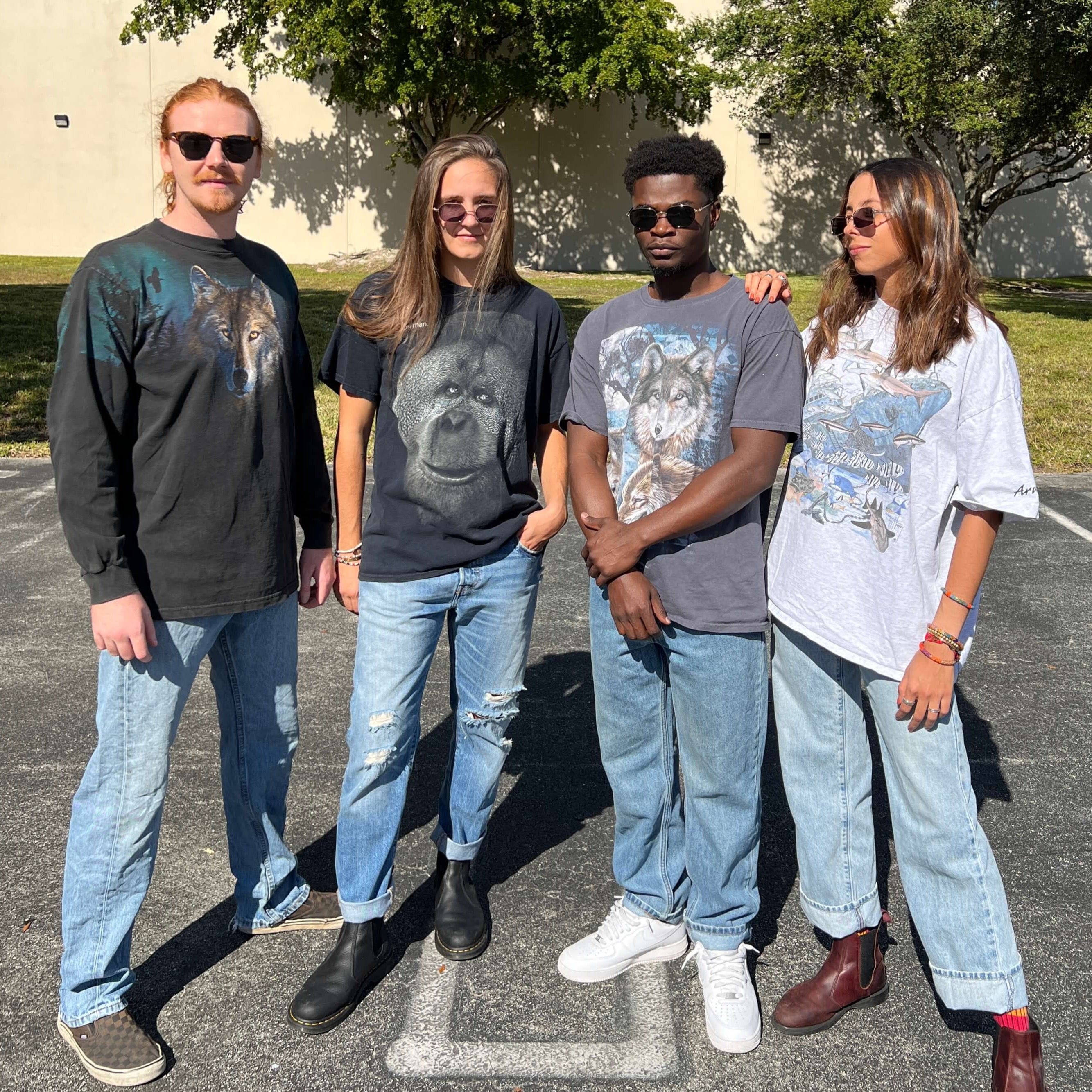 Animal Graphic T-Shirts sizes