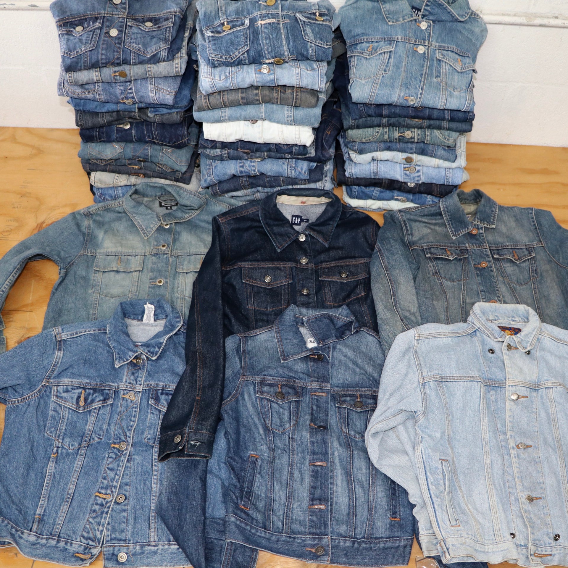 Any Brand Denim Jackets - Wholesale Vintage Fashion
