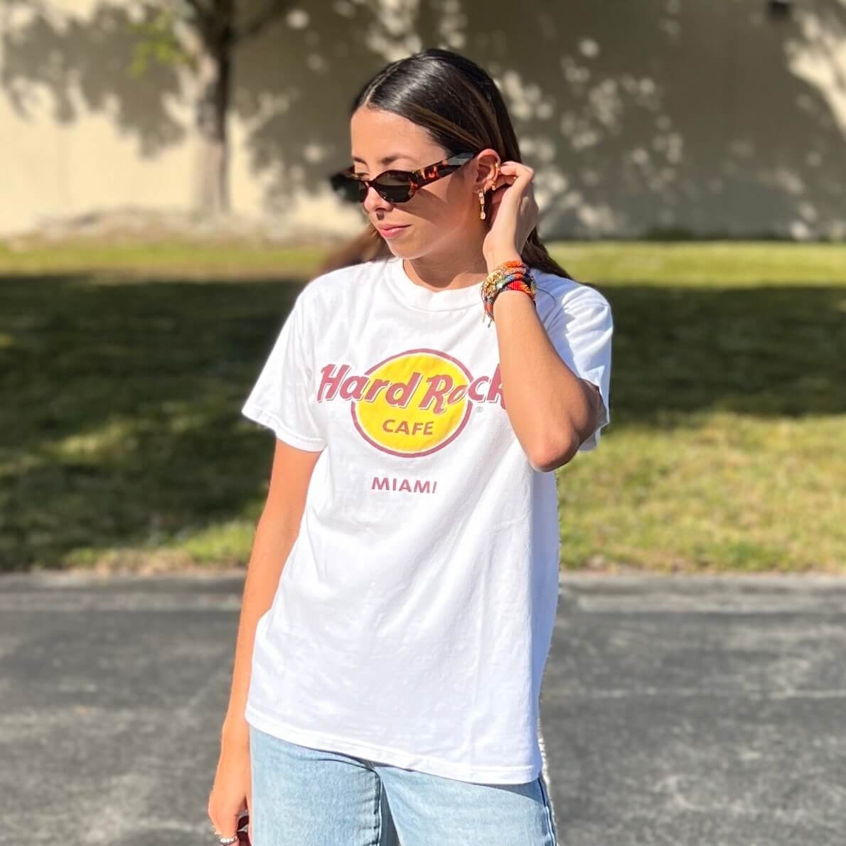 得価日本製 HARD ROCK CAFE MIAMI CREW NECK ハード ロック の通販 by