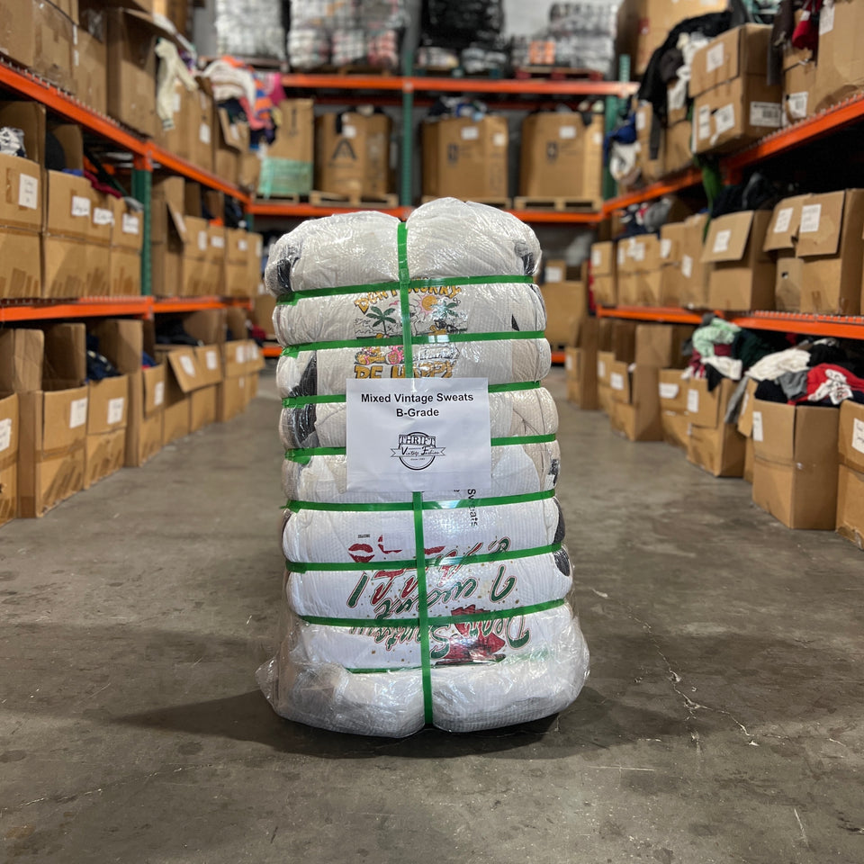 100lb Grade B Vintage Clothing Bales — THRIFT VINTAGE
