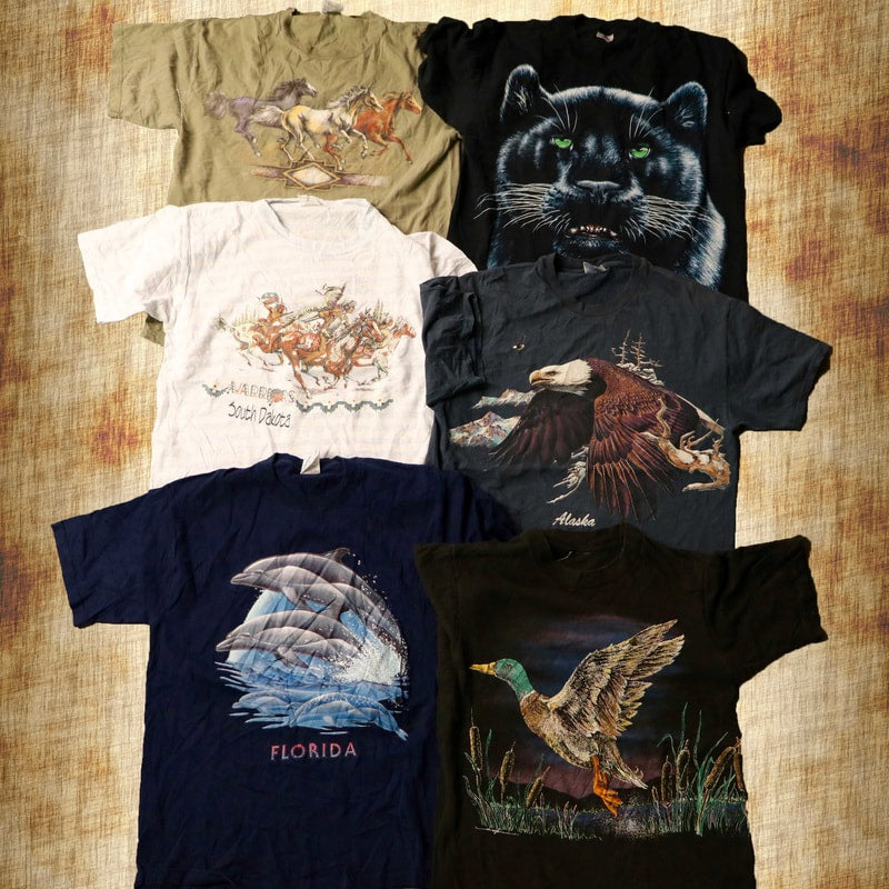 Animal Print T-Shirts - Wholesale Vintage Fashion